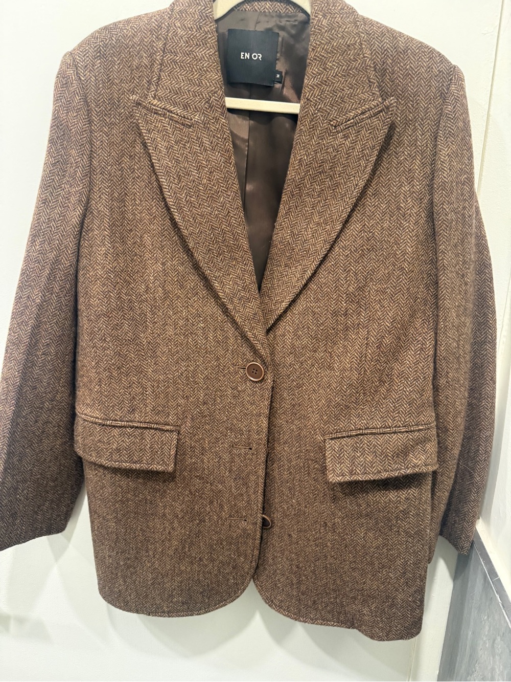 Korean brand EN OR 100% wool blazer